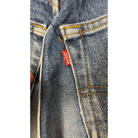 VINTAGE LEVIS 505 80'S HIGH WAIST MOM JEANS 22 - Picture 8 of 14